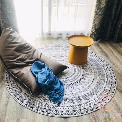 【熱賣精選】圓形地毯北歐地毯家用客廳毯床邊毯