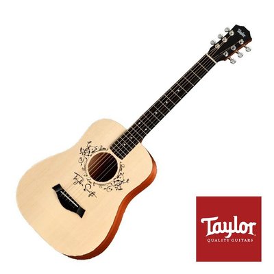 旅行吉他 Taylor Swift Baby Taylor TSBT 泰勒絲簽名款 小吉他 雲杉單板 - 【他，在旅行】