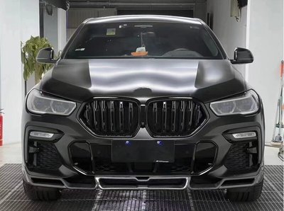 【天翊國際】BMW G06 X6 LD款 抽真空碳纖維 前下巴