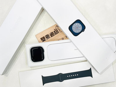 Apple Watch S8 45mm GPS 午夜 電池100% 客人使用不習慣 保固到2024/09/22 有盒裝 有配件