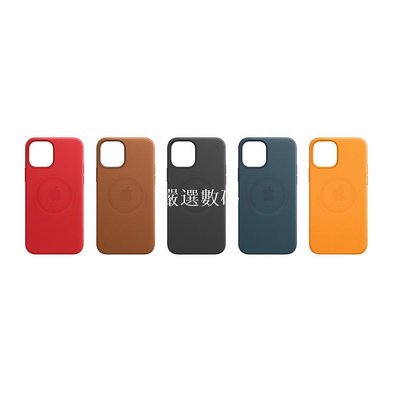 Apple原廠皮革保護套 iPhone 12 Pro Max 6.7吋用 【蘋果園】Leather Case-嚴選數碼