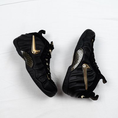Nike Air Foamposite 黑金 液態金噴泡 籃球鞋 男鞋 624041-009