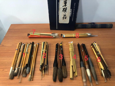 日本回流，日本回流毛筆，有日本很多著名堂口毛筆，可以自行比價