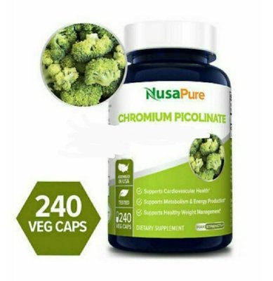 【預購】NusaPure 鉻綠花椰菜萃取精華 240粒素食膠囊
