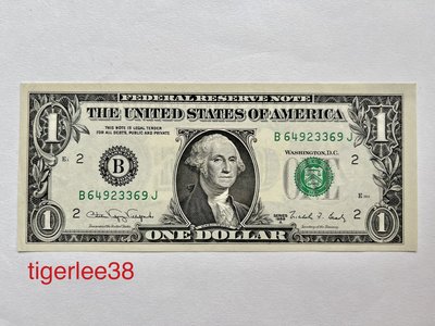 [老排的收藏]~~美洲錢幣~美國1988年A版綠印1美元,舊版小頭紙鈔.