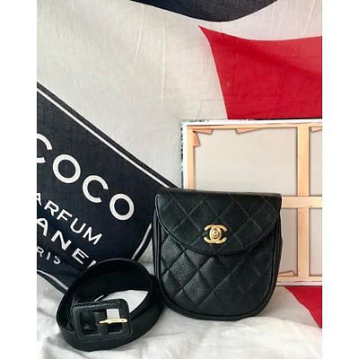 稀缺款 Chanel Vintage Caviar Beltbag 香奈兒荔枝皮腰包