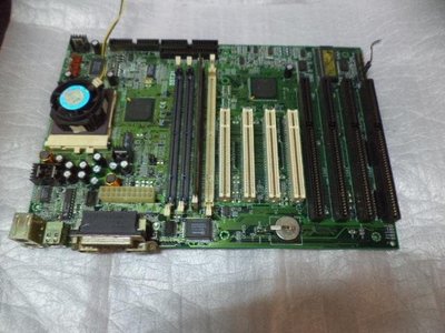 陞技ABIT 55T31 工業主機板 + CPU含記憶體 (ATX電源/Socket 7/4組PCI/4組 ISA)