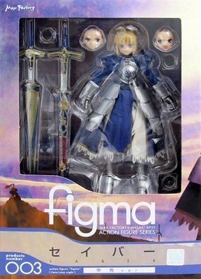日本正版 GSC figma Fate/stay night Saber 盔甲 甲冑 可動 公仔 模型 日本代購