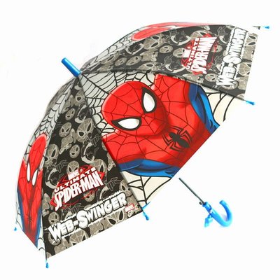 兒童雨傘 學生卡通可愛雨傘遮陽防晒公主傘 蜘蛛人-好鄰居百貨