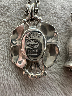 Georg Jensen 2000銀石年度項鏈