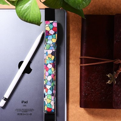 適用Apple Pencil保護套 2018新款iPad 9.7inch平板印花輕便筆套-好鄰居百貨