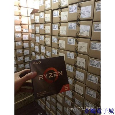 溜溜雜貨檔好貨AMD Ryzen銳龍5 3500X AM4接口臺式電腦CPU處理器6核6線程