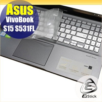【Ezstick】ASUS S531 S531FL 奈米銀抗菌TPU 鍵盤保護膜 鍵盤膜