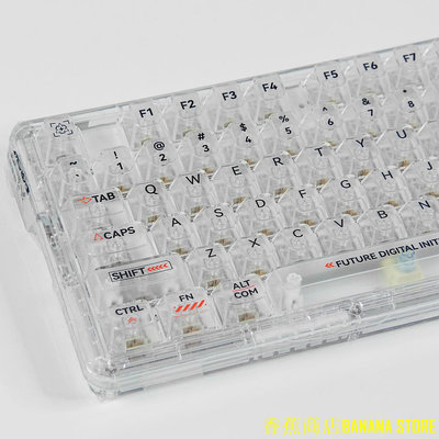 百佳百貨商店Zifriend 透明鍵帽 116 鍵類MDA高度PBT材質鍵帽適用於機械鍵盤 DIY
