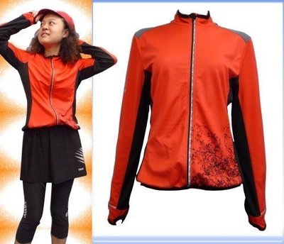 FMA女款自行車衣，透氣、快乾長車衣，紅色 台灣製造 零碼出清XXL 「喜樂屋戶外」