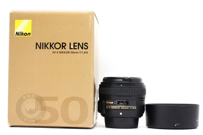 【高雄青蘋果3C】NIKON AF-S NIKKOR 50MM F1.8 G 二手鏡頭 定焦鏡#89494