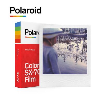 【中壢NOVA-水世界】Polaroid 寶麗萊 SX-70 彩色白框相紙 底片 D7F1 (006004)  8張入
