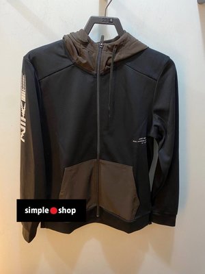 【Simple Shop】NIKE Dri-FIT 運動外套 排汗 訓練 跑步 外套 連帽外套 黑 DD1965-010