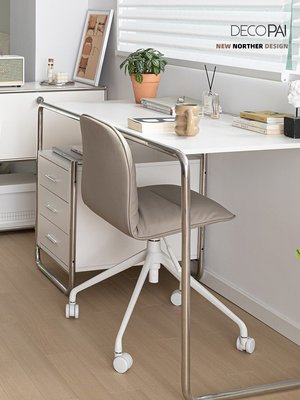 轉椅家用小戶型舒適電腦書桌椅臥室靠背現代簡約旋轉辦公升降椅
