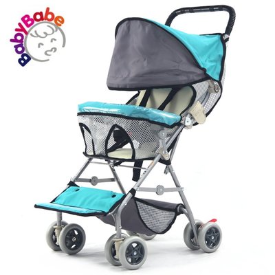 ☘ 板橋統一婦幼百貨 BabyBabe 輕便型嬰幼兒手推車(椅背可調整角度)