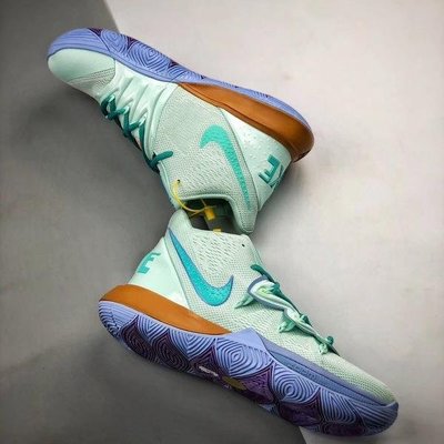 Nike Kyrie 5 “Spongebob Squarepants”淺綠章魚哥經典時尚休閒籃球鞋