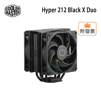 「阿秒市集」Cooler Master 酷碼 Hyper 212 Black X Duo 散熱器(黑色)