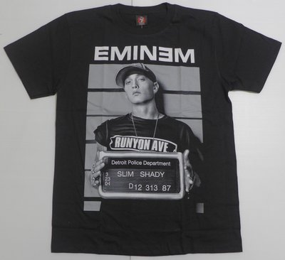 【Mr.17】EMINEM 阿姆 Slim Shady 嘻哈 饒舌 HIP HOP 短袖T恤 人物人像T恤 (H817)