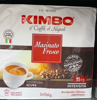 義大利KIMBO研磨咖啡粉500g(250gx2包）到期日2023/12/18