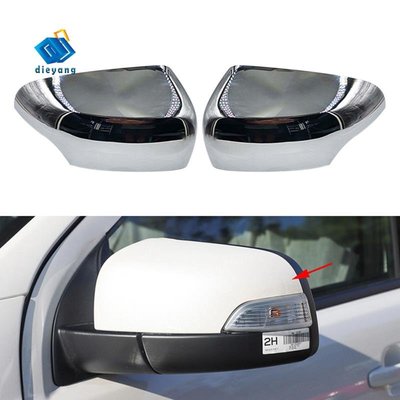 福特珠峰 2016-2020 Ranger 2012-2018 的汽車鍍鉻後視鏡蓋飾框側面後視鏡蓋更換-飛馬汽車