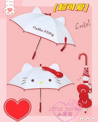 ♥小花花日本精品♥Hello Kitty 大臉立體雨傘 陽傘~8