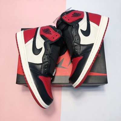 Nike Air Jordan 1 Bred Toe 黑紅白 籃球鞋555088-610