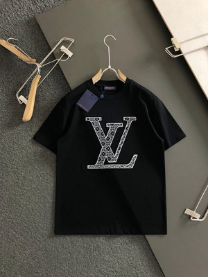 【第衣工廠】l2024頂級版本頂級線繡潮流短袖T恤 官網在售 潮男時尚