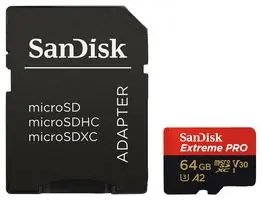 SanDisk Extreme PRO microSDXC 64GB 記憶卡 TF 64G U3 A2 V30 200MB/s 公司貨 SDSQXCU