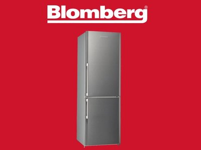 *米之家電* 德國BLOMBERG【BRFB1312SS】獨立型不銹鋼冰箱 ( 316L )