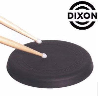 【華邑樂器43019-1】DIXON PDP38 8吋打擊練習板-黑色橡膠(打點板/打擊板 無腳架)