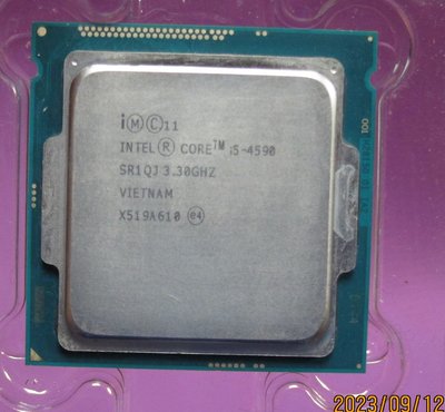 【1150 腳位】Intel® Core™ i5-4590 處理器 6M快取，最高 3.70 G 第四代 四核心四執行緒