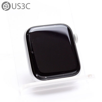 【US3C-台南店】【一元起標】Apple Watch 6 44mm GPS 銀色 鋁金屬邊框 第3代光學心率感測器 SOS緊急服務 二手智慧穿戴裝置