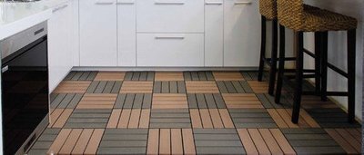 1*4木紋組合地板~排水墊 止滑墊 塑膠地墊 防滑 板~DIY 地板