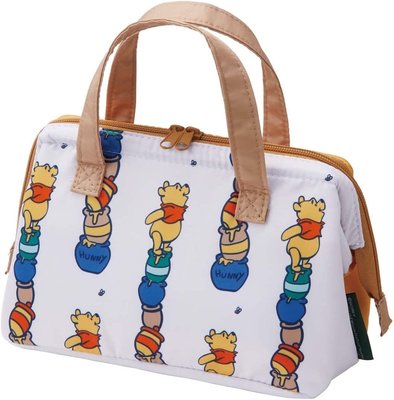 ☆Juicy☆日本 SKATER 迪士尼 小熊維尼 維尼 pooh 保溫包 保冷提袋 便當袋 托特包 手提袋 3253