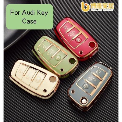 【免運】Tpu 汽車鑰匙套, 用於奧迪 A3 A4 A5 C5 C6 8L 8P B6 B7 B8 C6 RS3 Q3 Q7 T