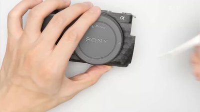 適用sony索尼ZVE10 貼紙相機貼膜ZV-E10L配件機身保護膜白色帖3M