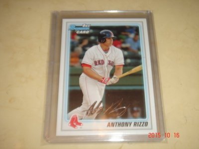 美國職棒 Yankees Anthony Rizzo  2010 Bowman Prospects RC 新人卡 球員卡
