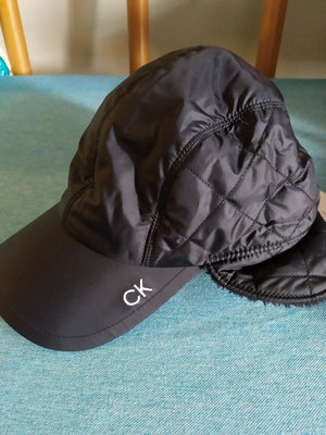 CK Calvin Klein 卡文克萊 男女適用黑色高爾夫網球帽子