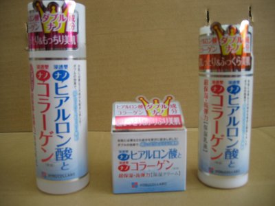 女人的精品補給站~~日系進口MEISHOKU明色系列(膠原蛋白保濕化妝水+乳液+ 營養霜) 一瓶420