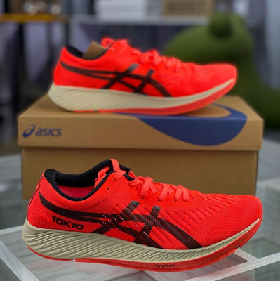 【實拍】ASICS 亞瑟士 METARACER TOKYO 紅色 馬拉松 慢跑鞋 碳板鞋 運動鞋 男女鞋 超輕量