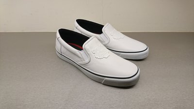 [全新真品代購-SALE!] KENZO 老虎 白色皮革 懶人鞋 / 休閒鞋