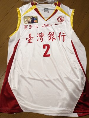 2009 SBL6年台灣銀行選秀狀元吳奉晟實戰球衣