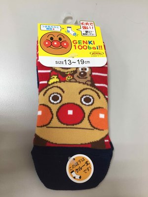 日本 正品 麵包超人 短襪 幼童 小孩襪子 現貨供應