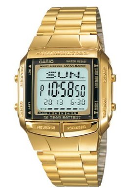 【萬錶行】CASIO 金色夢幻復刻電子錶 DB-360G-9A