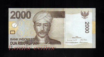 【Louis Coins】B181-INDONESIA--2009印尼紙幣2.000 Rupiah(1140)